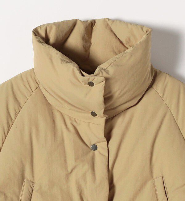 SHIPS any「SHIPS any: ナイロン スタンドカラー ダウン コクーン コート」|ダウン|