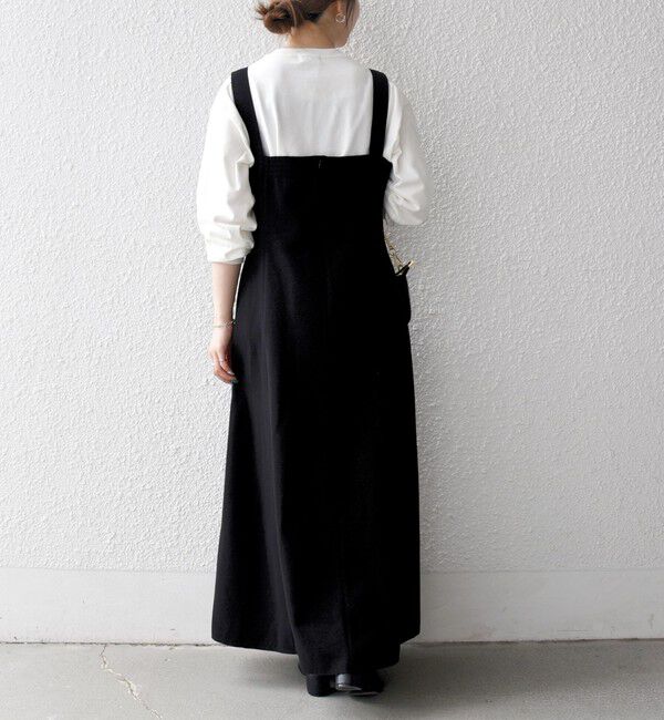 SHIPS any「SHIPS any: エア ニードル タック フレア ジャンパースカート」|ワンピース|