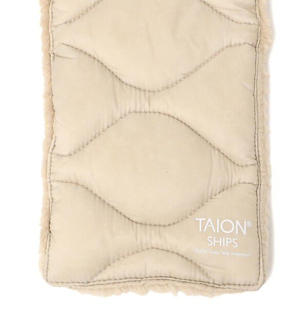 SHIPS for women「【SHIPS別注】TAION:〈手洗い可能〉細幅 リバー ダウン マフラー」|マフラー|
