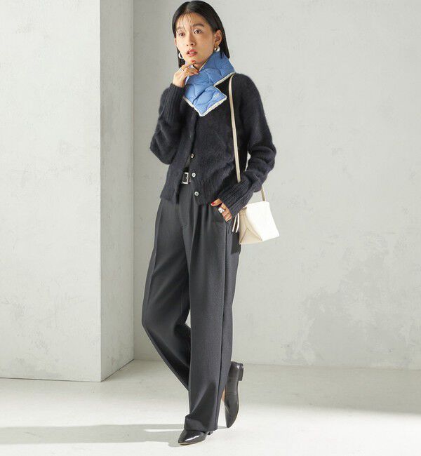 SHIPS for women「【SHIPS別注】TAION:〈手洗い可能〉細幅 リバー ダウン マフラー」|マフラー|