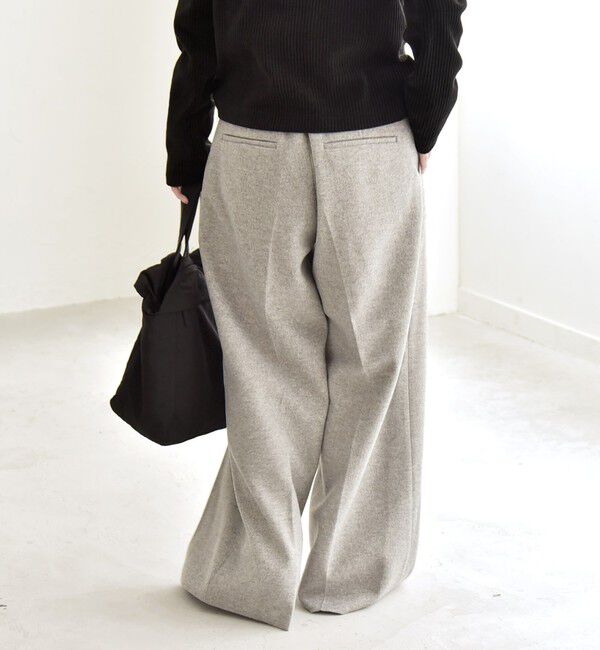 quaranciel「quaranciel: エア ニードル ベイカーデザイン ワイド パンツ」|その他|