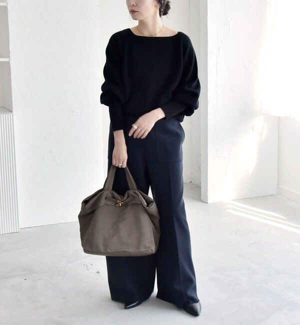 quaranciel「quaranciel: エア ニードル ベイカーデザイン ワイド パンツ」|その他|