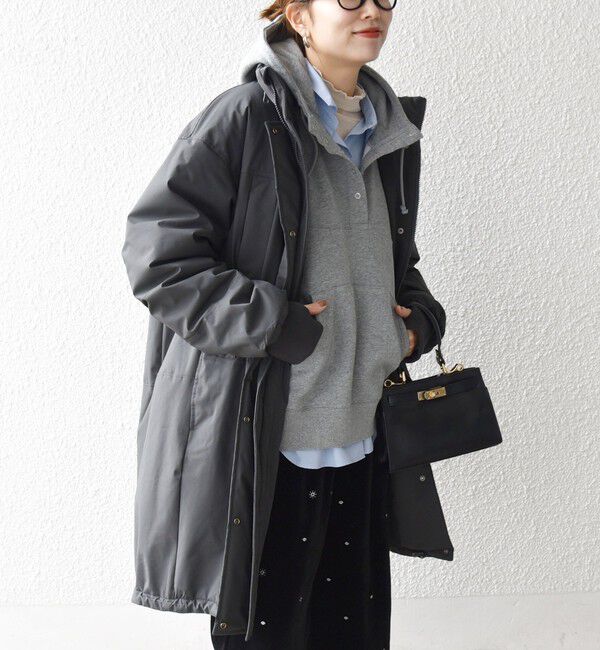 SHIPS any「SHIPS any:〈多機能〉中綿 2WAY スタンドカラー モンスター コート」|その他|