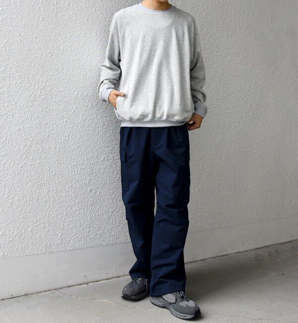 SHIPS any「【SHIPS any別注】HINSON: 裏起毛 フリース ワンポイント ラグラン スウェット◇」|スウェット・ジャージ|