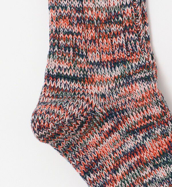 SHIPS「ANONYMOUS: 5COLOR MIX CREW」|ソックス|