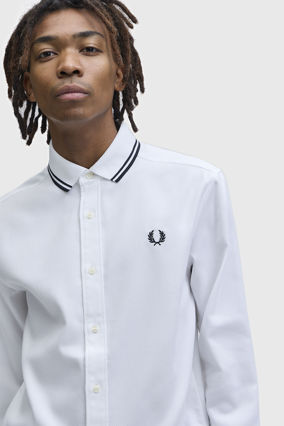 FRED PERRY 「Polo Collar Woven Pique Shirt」|シャツ・ブラウス|