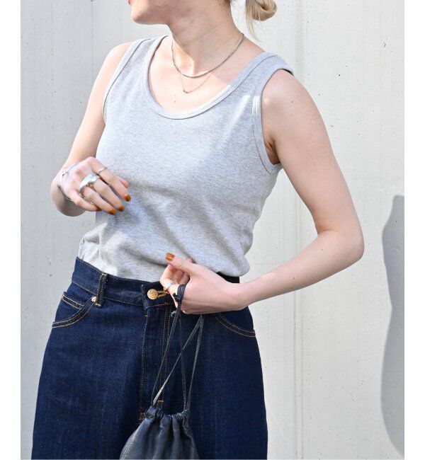 OUTDOOR PRODUCTS Usual Things「追加2 シグネチャー前後2WAYタンク」|タンクトップ|グレーC