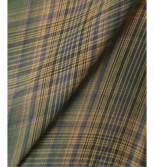 OUTDOOR PRODUCTS Usual Things「追加 シアーチェックスプレッドカラーシャツ」|シャツ・ブラウス|