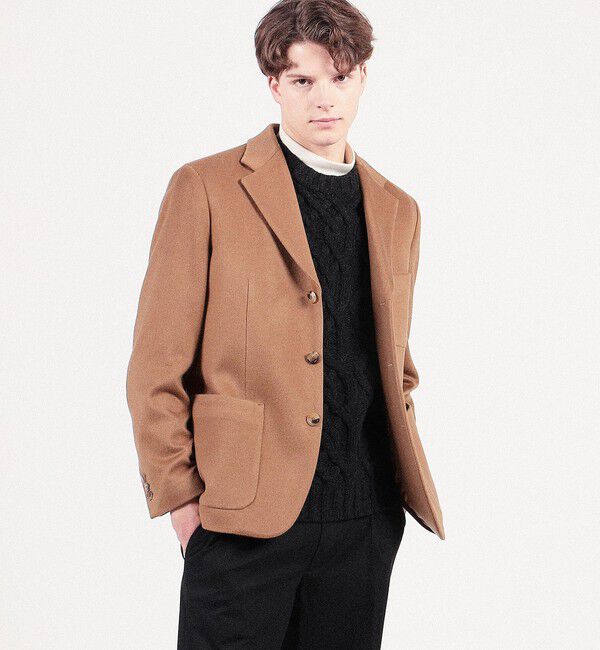 CABaN「CABaN ピュアカシミヤ 3Bジャケット」|テーラードジャケット|