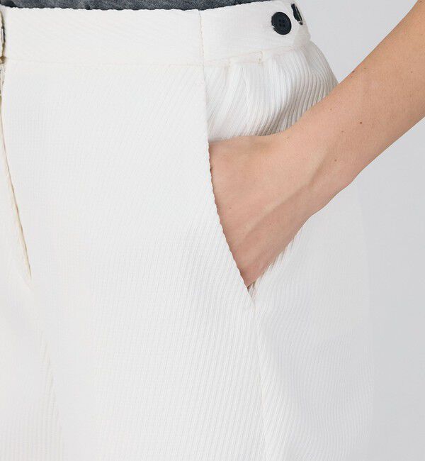 DES PRES「ツイルジャカード セミワイドパンツ」|スラックス|