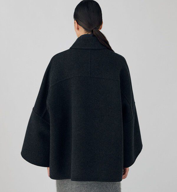 DES PRES「ウールモッサ ステンカラーミディコート」|ステンカラーコート|