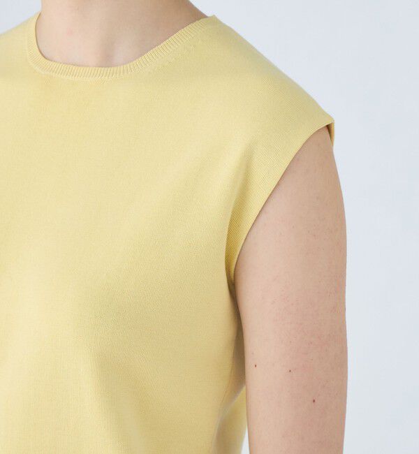 Ballsey「ハイゲージコットン ノースリーブプルオーバー」|ニット・セーター|