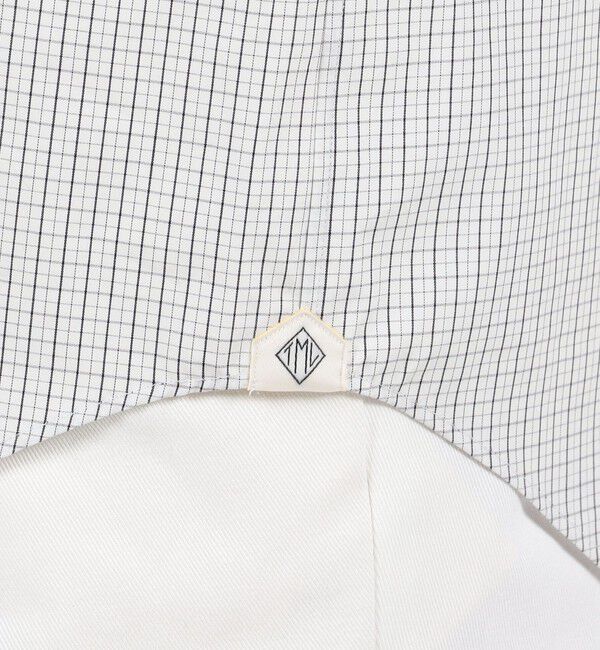 TOMORROWLAND MENS「コットン ワイドスプレッドカラー チェックドレスシャツ」|シャツ・ブラウス|