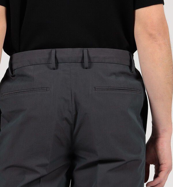 TOMORROWLAND MENS「コットンナイロンシャンブレー 1プリーツ イージースラックス FABRICA」|スラックス|