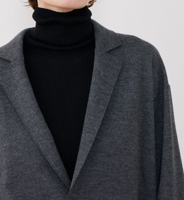 GALERIE VIE「ウールミルドスムース チェスタージャケット」|テーラードジャケット|
