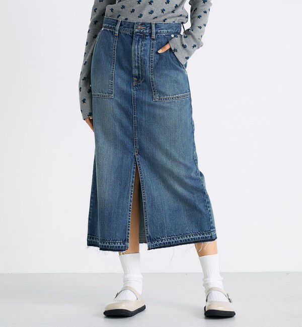Edition「エッセンシャルデニム スカート」|スカート|