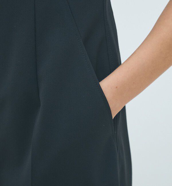 MACPHEE「ウールヘビーメッシュ サロペット」|オールインワン|