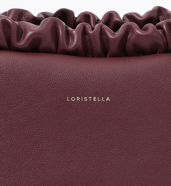 TOMORROWLAND GOODS「LORISTELLA ギャザー ショルダートート」|ハンドバッグ|