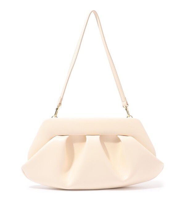 TOMORROWLAND GOODS「THE MOIRe EMERA CLUTCH バッグ」|クラッチバッグ|41 アイボリー