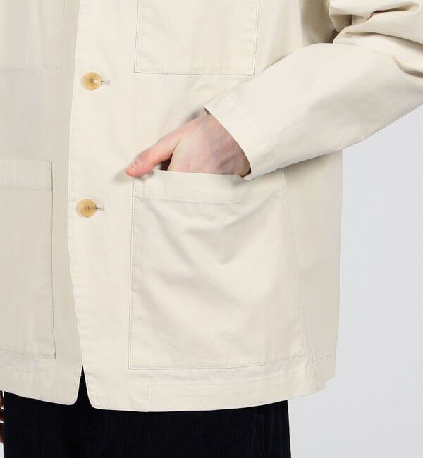 TOMORROWLAND MENS「60/3 コットンオックスフォード 4Bブルゾン」|ブルゾン・スタジャン|