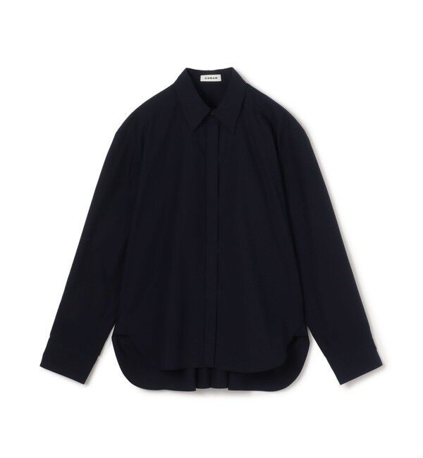 CABaN「コットンハイカウントタイプライター バックタックシャツ」|シャツ・ブラウス|69 ネイビー