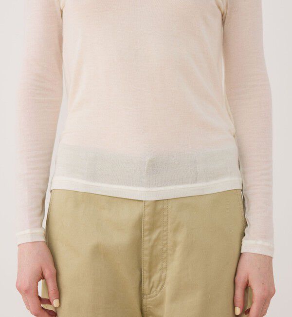 TOMORROWLAND GOODS「V;room シアータートルネックプルオーバー」|Tシャツ・カットソー|