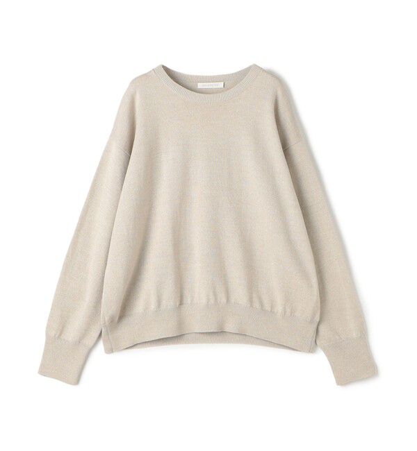 GALERIE VIE「ウーステッドウール ラウンドネックプルオーバー」|ニット・セーター|91 ゴールド
