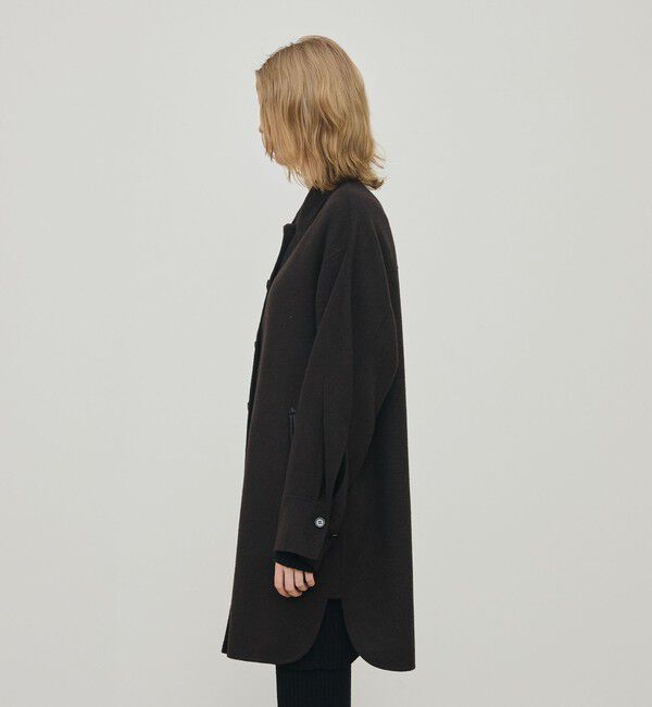 DES PRES「ライトダブルフェイスシャギー チンベルト付きコート」|その他|