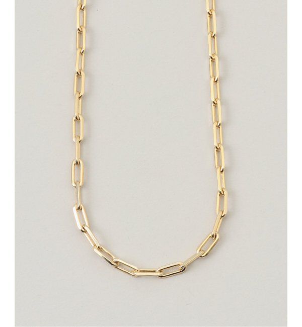  「【blancle/ ブランクレ】nfgp・Long oval chain necklace」|ネックレス|ゴールド