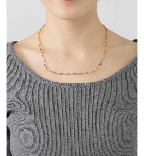  「【blancle/ ブランクレ】nfgp・Long oval chain necklace」|ネックレス|