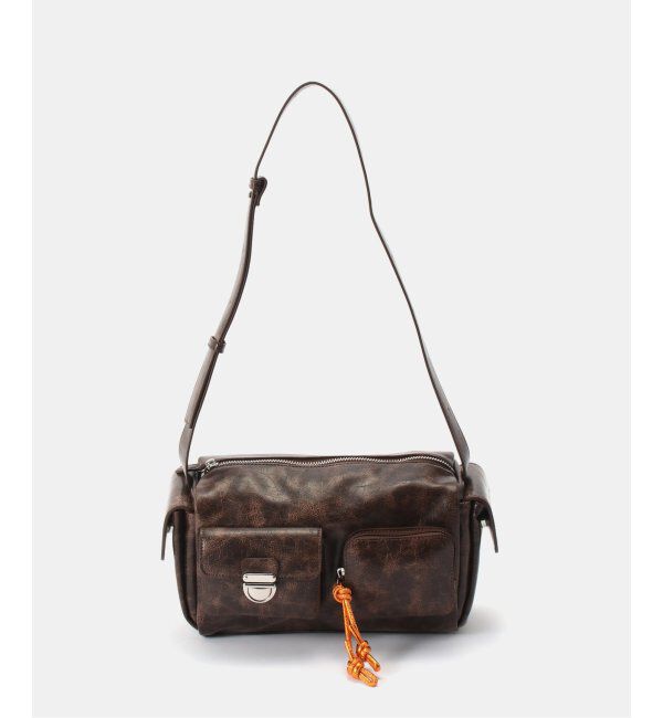 JOINT WORKS「Casselini(キャセリーニ) キューブポケットバッグ」|ショルダー・メッセンジャー|ブラウン