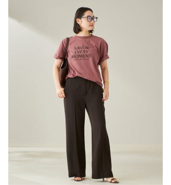 Plage「《追加》washable straight パンツ 3」|スラックス|