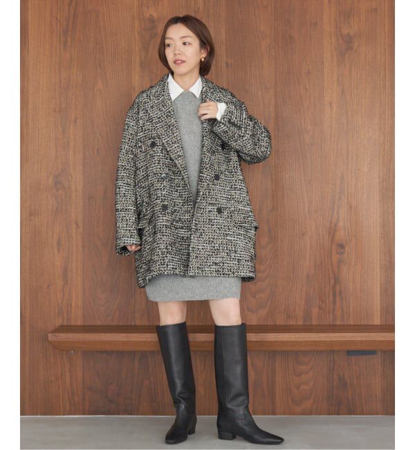IENA「COUTURE D&rsquo;ADAM/クチュールドアダム 別注 ツイードコテージコート」|その他|