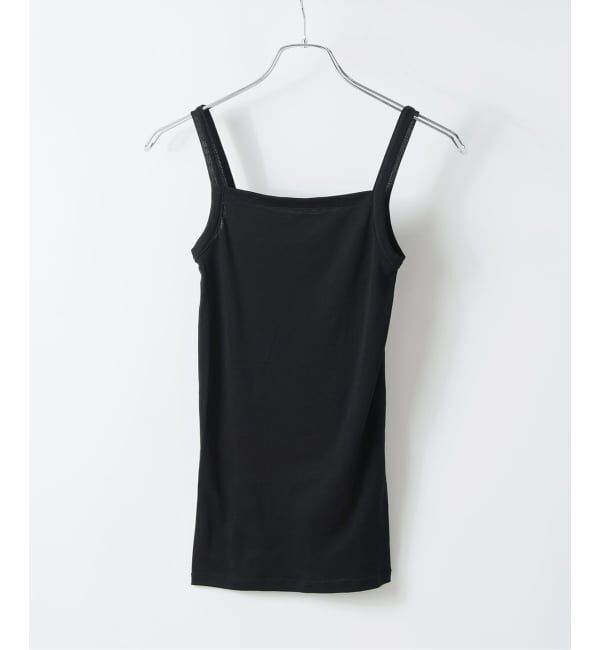 VERMEIL par iena「AROMATIQUE アロマティック ストレートキャミソール J820AR」|キャミソール|ブラック