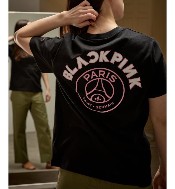 Paris Saint-Germain「【BlackpinkxPSG】Elevated Graphic TEE ST171- BLKPSG- BPP」|Tシャツ・カットソー|ブラック