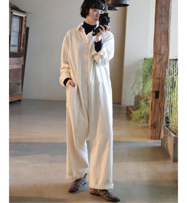 journal standard luxe「8OZデニム テーパーオールインワン」|オールインワン|