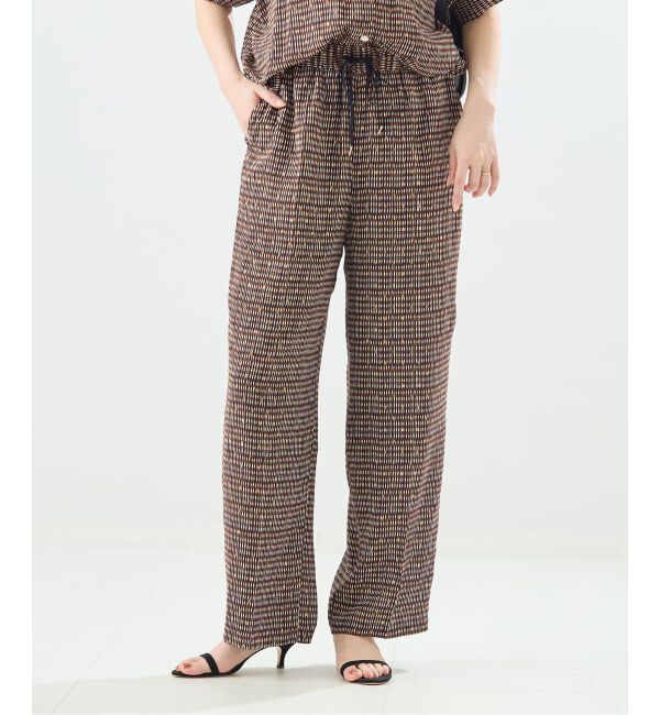 journal standard L'essage「《追加予約》【WEB限定カラーあり】DEVEAUX GOLDラメモノトーンイージーパンツ」|その他|