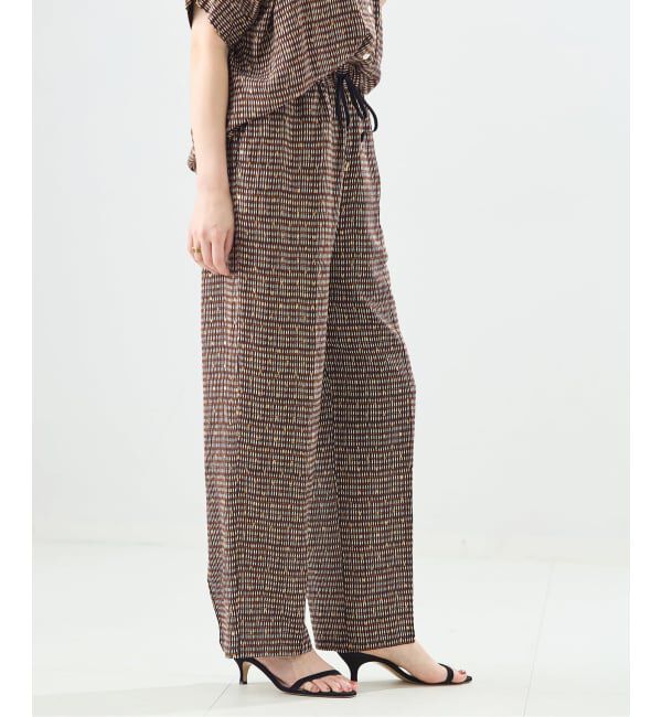 journal standard L'essage「《追加予約》【WEB限定カラーあり】DEVEAUX GOLDラメモノトーンイージーパンツ」|その他|