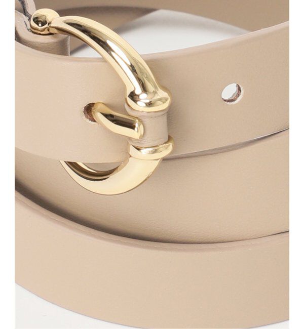 NOBLE「LEFIJE/レフィエ ゴールドラウンドバックルベルト」|ベルト|