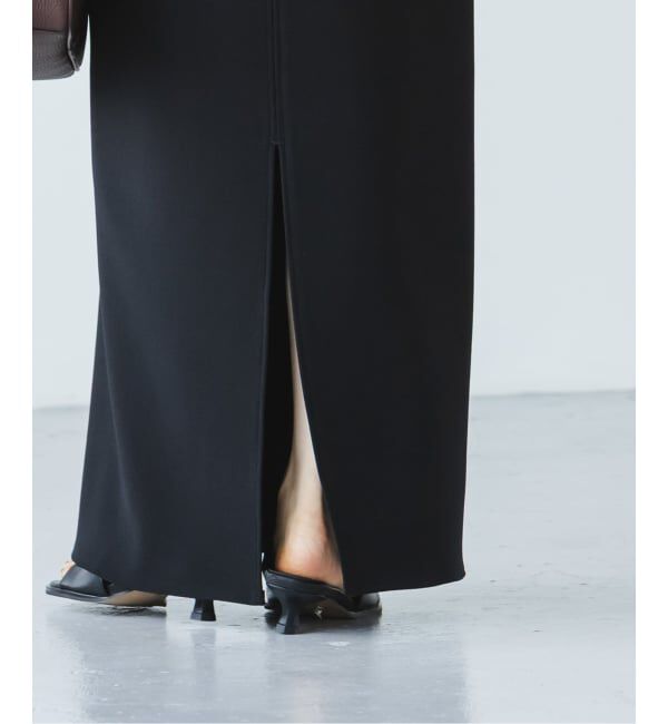 NOBLE「《追加》【洗える】コンフォートジャージーライクタイトスカート9」|スカート|