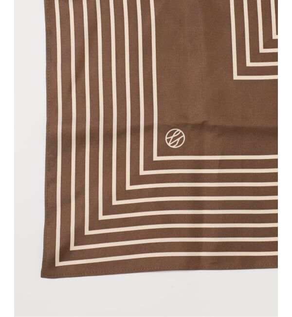 NOBLE「LE SCARF/レスカーフ STRIPED SCARF 50cm」|バンダナ・スカーフ|