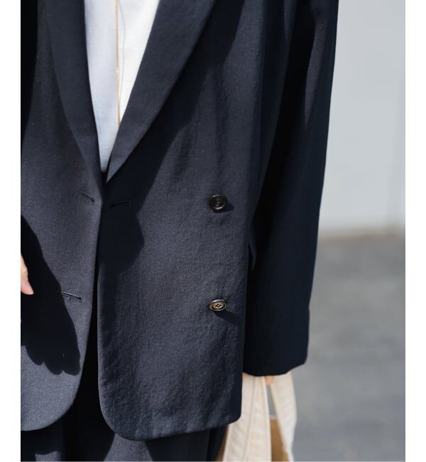 FRAMeWORK「≪予約≫撥水強撚PEダブルジャケット」|テーラードジャケット|