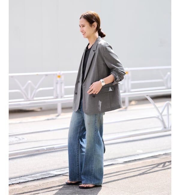 FRAMeWORK「≪予約≫撥水強撚PEダブルジャケット」|テーラードジャケット|