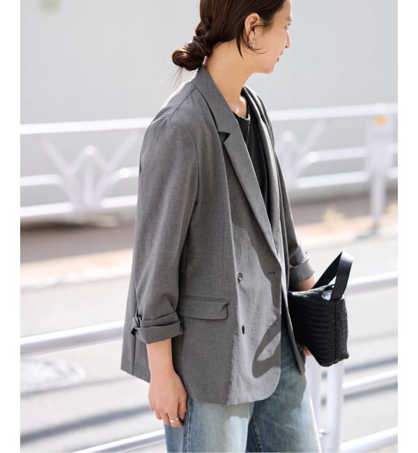 FRAMeWORK「≪予約≫撥水強撚PEダブルジャケット」|テーラードジャケット|