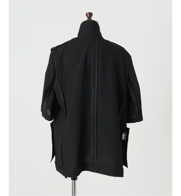 FRAMeWORK「≪予約≫ウォッシャブルハーフスリーブジャケット」|テーラードジャケット|