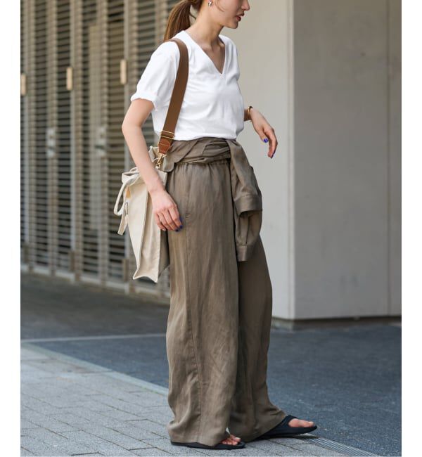 FRAMeWORK「≪追加予約≫LOEFF/ロエフ 別注 Vネック TEE」|Tシャツ・カットソー|