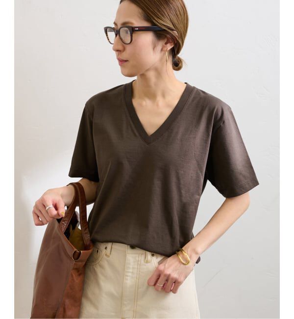 FRAMeWORK「≪追加予約≫LOEFF/ロエフ 別注 Vネック TEE」|Tシャツ・カットソー|