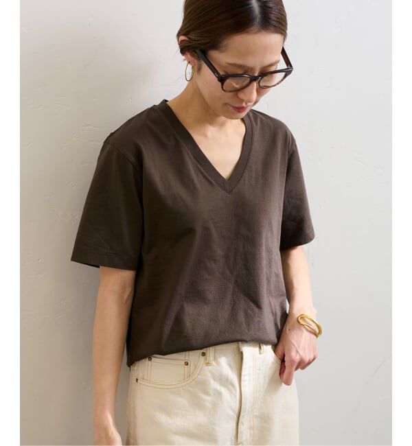 FRAMeWORK「≪追加予約≫LOEFF/ロエフ 別注 Vネック TEE」|Tシャツ・カットソー|