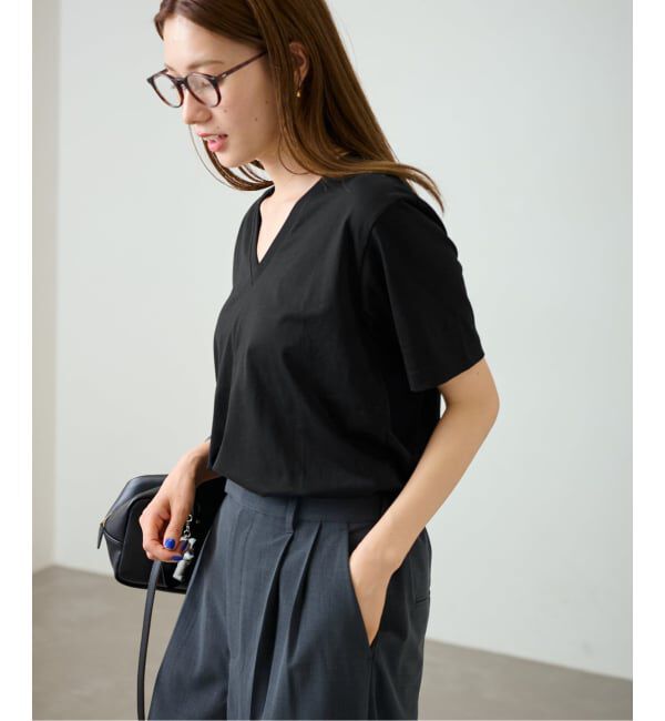 FRAMeWORK「≪追加予約≫LOEFF/ロエフ 別注 Vネック TEE」|Tシャツ・カットソー|