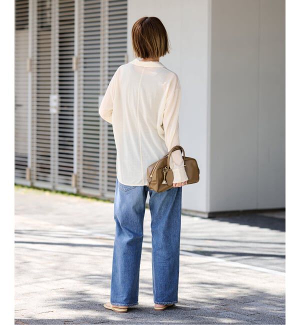 FRAMeWORK「≪予約≫コットンナイロンシアーテンジクシャツ」|Tシャツ・カットソー|